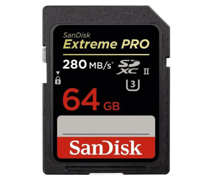 Karta pamięci Sandisk 64GB SDXC Extreme Pro 280/250MB/s UHS-II (U3)